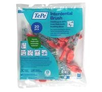 TePe Interdental Brush, Extra Soft, Red, 0.5mm/ISO 2, 20pcs, efficient Cleaning Between Teeth, Plaque Remover and Dental flosser for Narrow Gaps