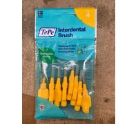 Tepe Interdental Brushes Fine 0.7 mm Yellow Pack of 16