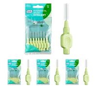 TePe Interdental Brushes Green Extra Soft (0.8Mm - Size 5) - Simple and Effective Cleaning of Interdental Spaces, 1 X 8 Brushes 8 (Pack of 4)