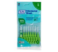 TePe Interdental Brushes Original Green 8 x 0.8mm Brushes 8 Brush