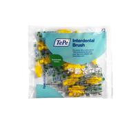 TePe Interdental Brush, Original, Yellow, 0.7mm/ISO 4, 20pcs, efficient Cleaning Between Teeth, Plaque Remover and Dental flosser for Small Gaps