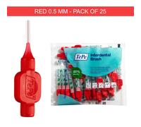 TePe Interdental Brushes Original Red 0.50 mm - Pack of 25