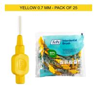 TePe Original interdental brushes 0.7 mm yellow (pack of 25) multi-pack 25 pieces