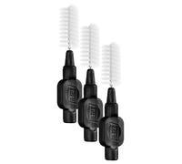 TePe Interdental Brushes | Type: Original | Black | Size 8 (1.5mm) | 3 Pack of 8 Brushes