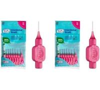 TePe Interdental Brushes | Type: Original | Pink | Size 0 (0.4mm) | 2 Pack of 8 Brushes