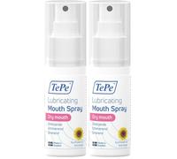 TePe Lubricating Mouth Spray for Dry Mouth, unflavoured, lubricating Mouth Spray to Ease The Feeling of Very Dry Mouth, Easy on-The-go. (Pack of 2)