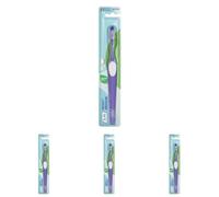 TEPE Nova Medium, Toothbrush for Teenagers and Adults, with Ergonomic and Non-Slip Handle, Assorted Colors (Pack of 4)
