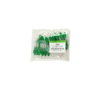TePe Original Interdental Brush 0.8 mm Green, 25-Pack - Plastic-Coated Wire, Ergonomic Handle