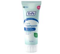 TePe Pure Toothpaste, mild Peppermint, Very Gentle Everyday Fluoride Toothpaste for Sensitive Gums and Dry Mouth, Age-Appropriate Fluoride Level