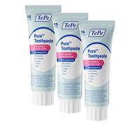TePe Pure Toothpaste, mild Peppermint, Very Gentle Everyday Fluoride Toothpaste for Sensitive Gums and Dry Mouth, Age-Appropriate Fluoride Level (Pac
