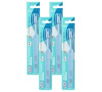TePe Select Compact Medium Toothbrush/Small, User-Friendly Brush / 1 x Select Compact Medium Brush (Pack of 4)