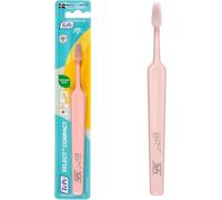 TePe Select Compact Toothbrush, Soft, Assorted Colours, Pack of 6 | Soft bristle toothbrush with effective and gentle cleaning, Small brush head