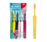 TePe Select Toothbrush, Extra Soft, Assorted Colours, 6pcs