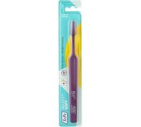 TePe Select Medium Manual Toothbrush Blue (Available in Multiple Colours) Ergonomic Reusable Toothbrush for Adults and Kids Round Brush Head 1 Unit