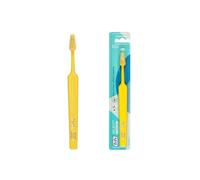 TePe Manual Toothbrush Select - Medium, Ergonomic, Round Head, Reusable - Blue, 1 pc