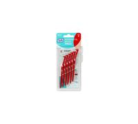 TEPE Size 2, 0.5 MM, INTERDENTAL Brush Angle, RED, 6's