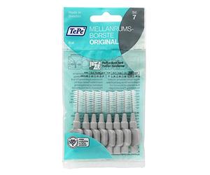 TePe Spacer Brush Grey (1.3 mm - Size 7) / Easy and Effective Intermediate Cleaning / 1 x 8 Brushes