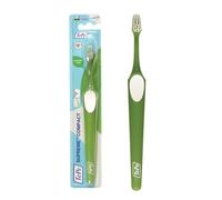 TePe Supreme Compact Toothbrush, Soft, Assorted Colours, 1pc, Two-Level filaments for Excellent Reach, Small Head Toothbrush for Kids