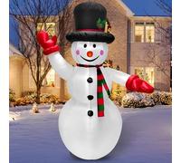 TEPENAR 6Ft Christmas Inflatable Snowman - Outdoor Decoration Blow Up Snowman Christmas Yard Decoration Blow Up Holiday Indoor Outdoor Party Garden Christmas Yard Decorations with LED Light