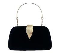 TEPPOIC Evening Bag for Women Elegant Clutch Purses for Parties, Weddings, and Formal Events (Black)