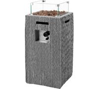 TEPRO Brighton Gas Fire Bowl Feuerschale Anthracite/Grey Standing