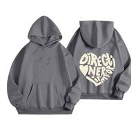TEPT Dirio Personalised Oversized Zip Up Hoodie - Women's Black Dress Running Hoodie