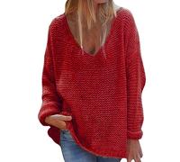 TEPTDirio Burgundy Jumper Polo Neck Chunky Cardigan Lightweight Striped Oversized Womens Sweater Sweatshirts Lightweight Women's Cardigans Quarter Zip Jumper Women Holiday Essentials