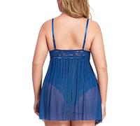 TEPTDirio Sexy Bodysuit Lingerie Women Fishnet Chemise Maid Lingerie Set Women Lingerie Nightwear Lingerie Curvy Slutty Lingerie for Women Naughty Lace Lingerie Body