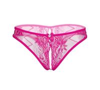 TEPTDirio Strings Lace Transparent Underwear Sexy Panties Panties G Women Thongs Plus Size Gothic Lingerie for Women (Hot Pink, One Size)