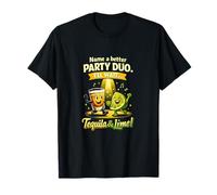 Tequila and Lime Party Duo Joke Graphic T-Shirt
