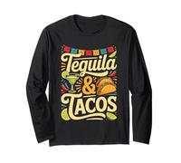 Tequila and Tacos Cinco De Mayo Fiesta Party Long Sleeve T-Shirt