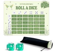 Tequila Drinking Table Party Games, Rubber Mat Interactive Table Drink Games for Boys and Girls, Fun Tequila Interactive Drinking Game for Game Night,Family Parties,Friend Gathering, 2-8 Players, 21+