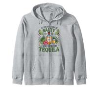 Tequila Funny If You're Gonna Be Salty Zip Hoodie