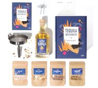 Tequila Infusion Kit by Craftly | Plant-Based Infusions for Homemade Cocktails | Tequila Gift Set | Gift for Friend, Partner | Valentine Gifts for Men & Women | Spices & Bottle