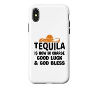 Tequila is Now in Charge Good Luck and God Bless Margarita Case for iPhone X/XS