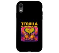 Tequila Is Romantic Shot Glass Heart Love Drink Lover Case for iPhone XR