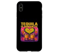Tequila Is Romantic Shot Glass Heart Love Drink Lover Case for iPhone XS Max