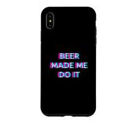 Tequila Made Me Do It Funny Drinking Alcohol Party Lover Case for iPhone XS Max