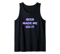 Tequila Made Me Do It Funny Drinking Alcohol Party Lover Tank Top