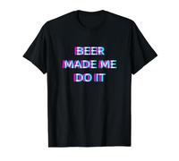 Tequila Made Me Do It Funny Drinking Alcohol Party Lover Value Graphic T-Shirt, Men, Black, L