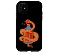 Tequila Mezcal Snakeworm Dia De Los Muertos Day of the Dead Case for iPhone 11