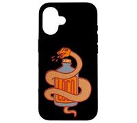Tequila Mezcal Snakeworm Dia De Los Muertos Day of the Dead Case for iPhone 16
