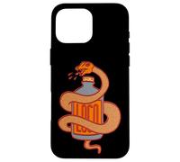 Tequila Mezcal Snakeworm Dia De Los Muertos Day of the Dead Case for iPhone 16 Pro Max