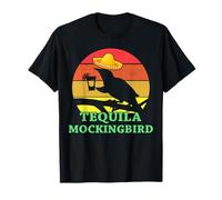Tequila Mockingbird Drinking Lovers Vintage Cinco Festival T-Shirt