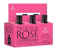 Tequila Rose Strawberry Cream Liqueur, 5cl x6, 15% ABV, Gift Idea