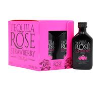 Tequila Rose Strawberry Cream Liqueur, 5clx10, 15% ABV, Gift Idea | Premium Mexican Tequila with Real Dairy Cream, Best Served Chilled, Ideal for Tequila Cocktails, for Gifts