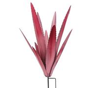 Tequila Rustic Sculpture, Rustic Metal Agave Plant, Home Decor Hand Painted Metal Agave Garden Ornaments Outdoor Decor Figurines Home Yard Decorations Stakes Lawn Ornaments