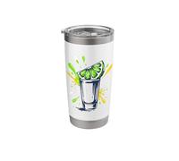 Tequila Shot Lime Splash Party Drinking Stainless Steel Insulated Tumbler