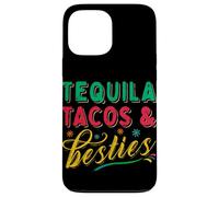 Tequila Tacos And Best Friends Mexican Besties Cinco De Mayo Case for iPhone 13 Pro Max