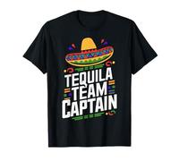 Tequila Team Captain Funny Cinco De Mayo Fiesta Men Women T-Shirt